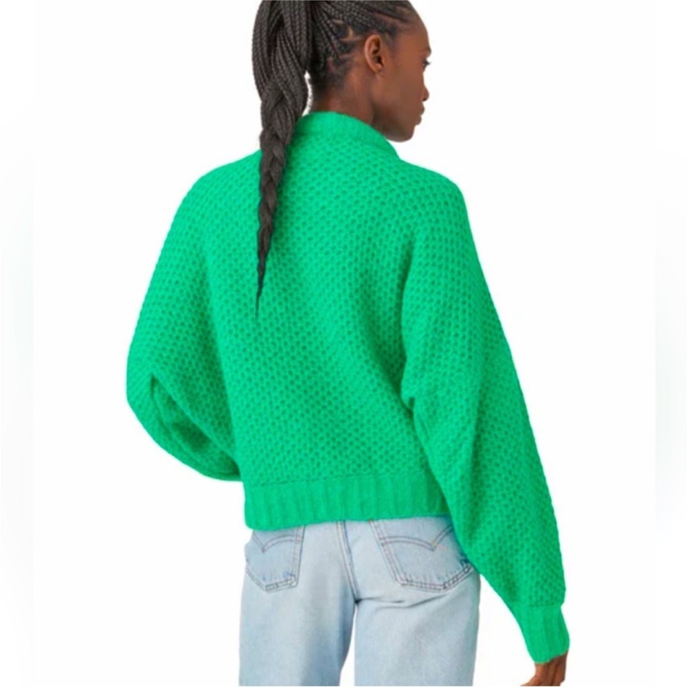Xirena kenden alpaca blend sweater in green L - Picture 3 of 9